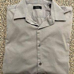 Theory. Mens. Large button down.